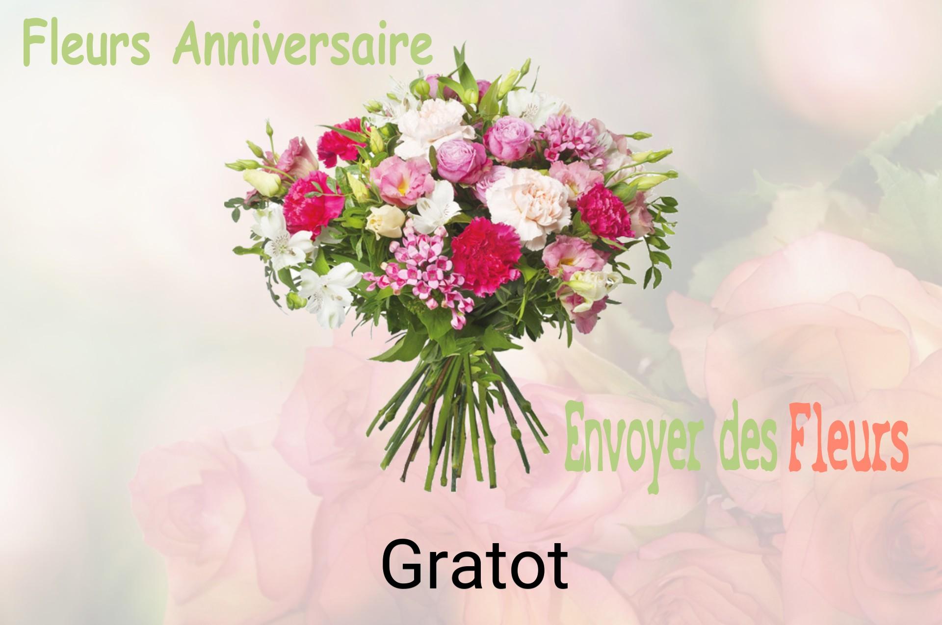 Bouquet de fleurs d’anniversaire livré à Gratot